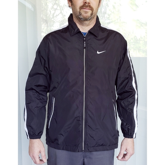 Nike Other - NIKE windbreaker zip front track activewear jacket